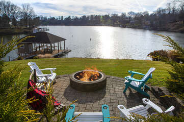 Fire Pit By the Lake