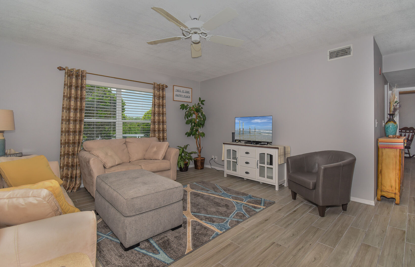 Plenty of room to relax in our condo rental in New Smyrna Beach