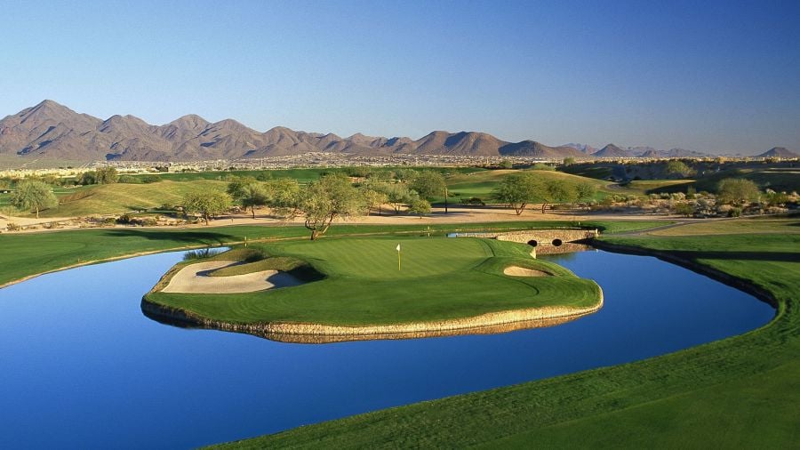 TPC Scottsdale golf club and Phoenix Open golf tournament. TPC Scottsdale features two par-71 golf courses. Just 9 min away