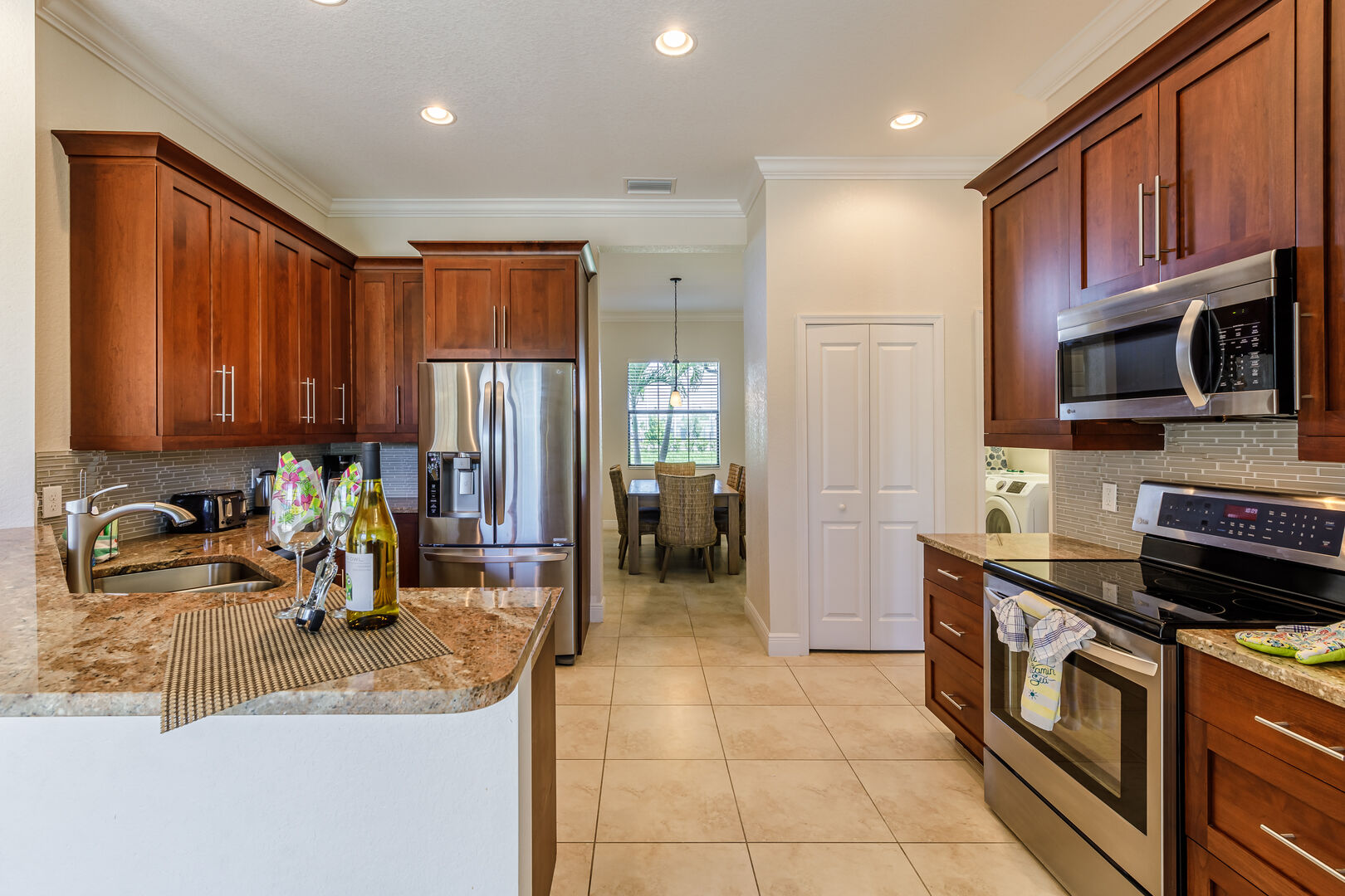 Vacation rental with large kitchen