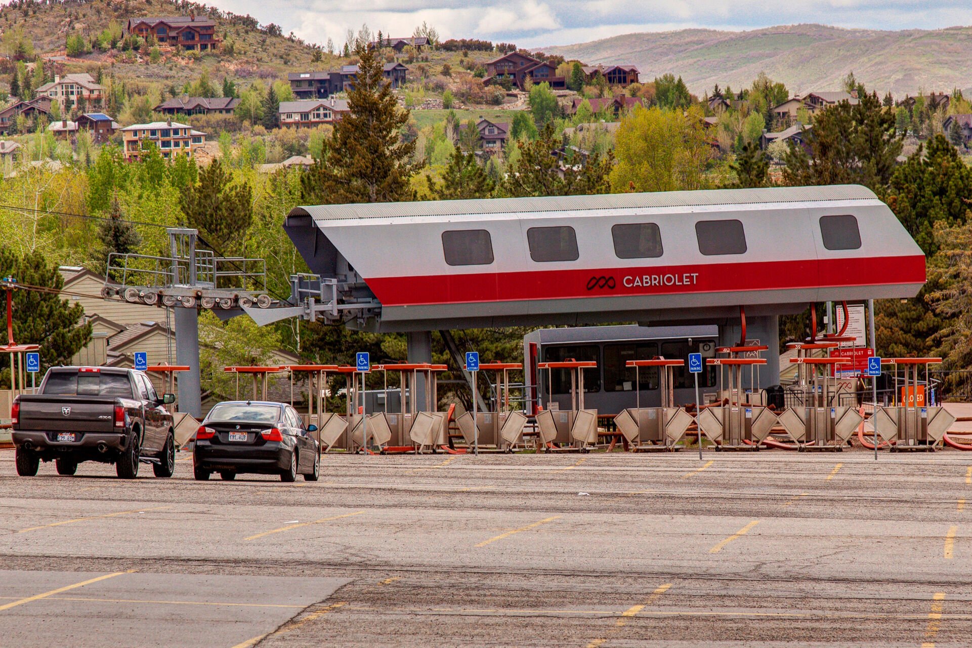 Across the Street from the Park City Canyons Village Cabriolet for Access to the Canyons Village Base Area