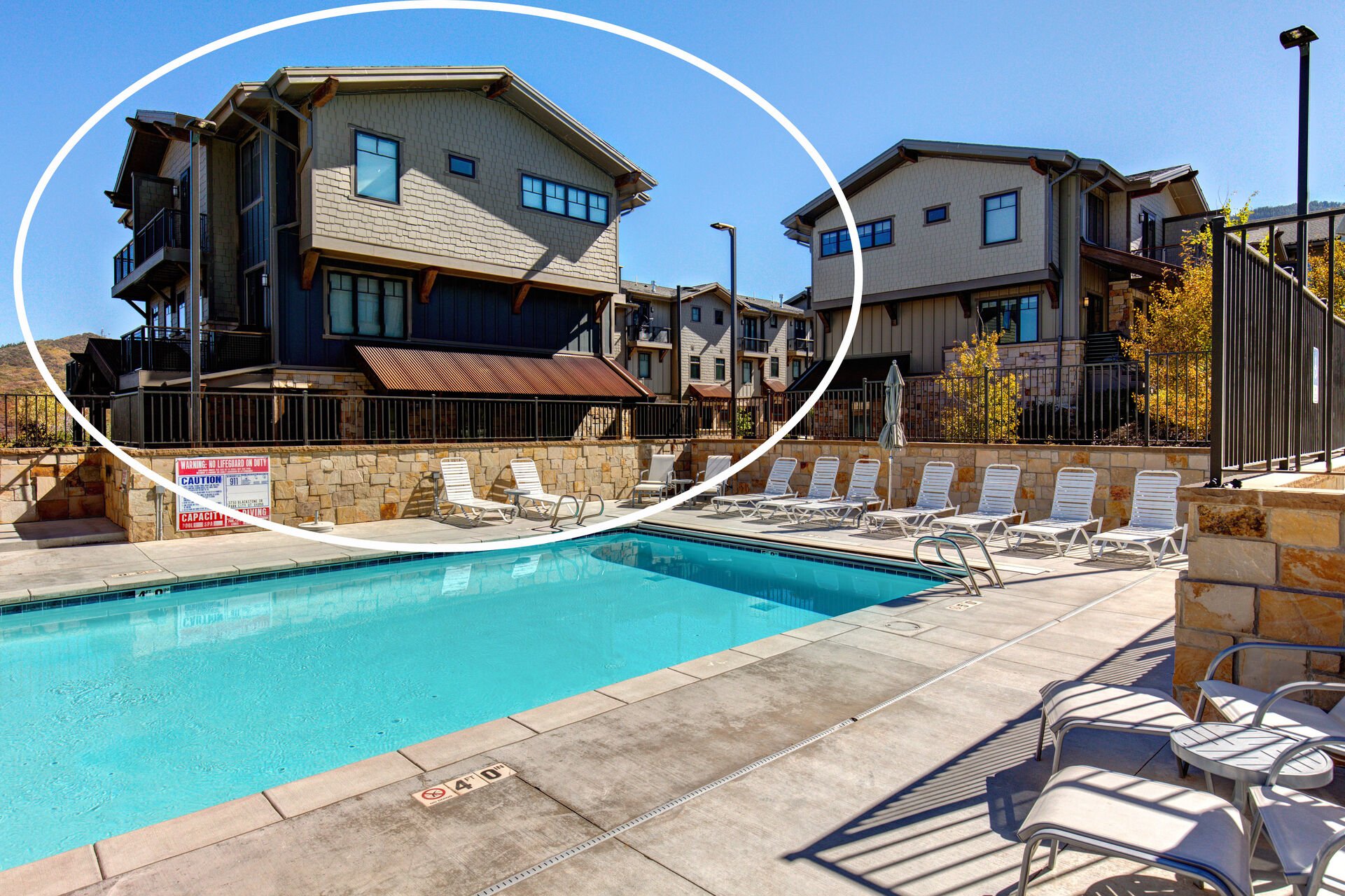 Community Clubhouse, Pool, Hot Tub and Fitness Center is Just Steps Away