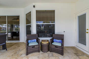 lanai seating area, Cape Coral