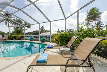 Pool and spa vacation rental in Cape Coral, Florida