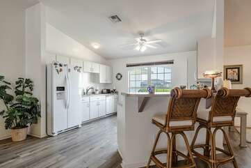 Vacation rental with full kitchen