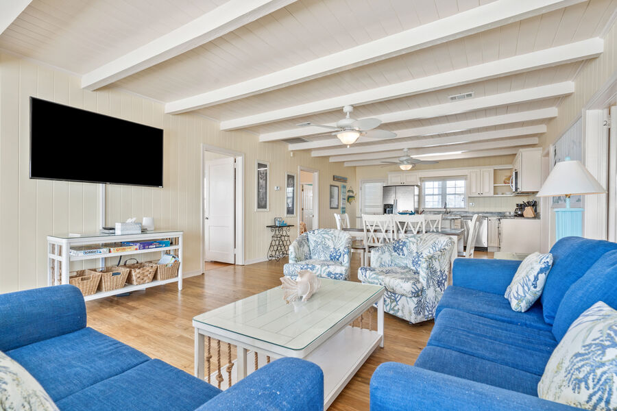 A Place of Searenity vacation home in Cherry Grove, North Myrtle Beach | living room 2 | Thomas Beach Vacations