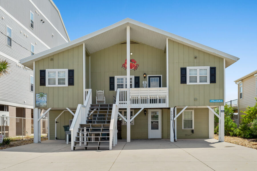 A Place of Searenity vacation home in Cherry Grove, North Myrtle Beach | building view | Thomas Beach Vacations