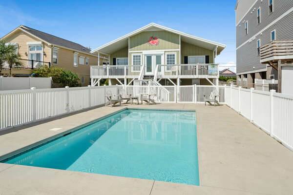 A Place of Searenity vacation home in Cherry Grove, North Myrtle Beach | pool 1 | Thomas Beach Vacations