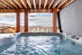Lower Level Private Hot Tub Patio with views of Bear Hollow and the surrounding resorts