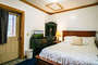 Ground level queen bedroom.