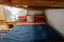 Bedroom 3 with twin over queen bunk and shared full bath