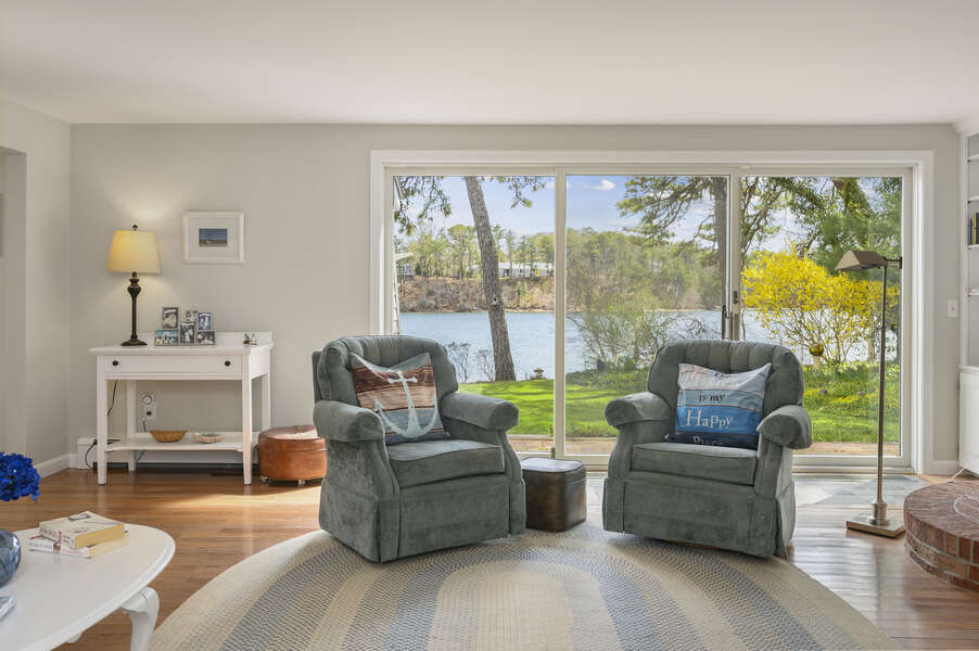 Just swivel those chairs around for the best view - 35 Vacation Lane Harwich Cape Cod - New England Vacation Rentals