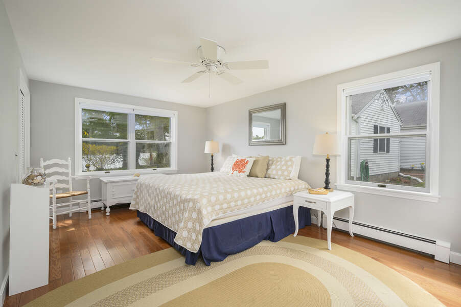 Bedroom #2 with ensuite full bathroom #2 - 35 Vacation Lane Harwich Cape Cod - New England Vacation Rentals