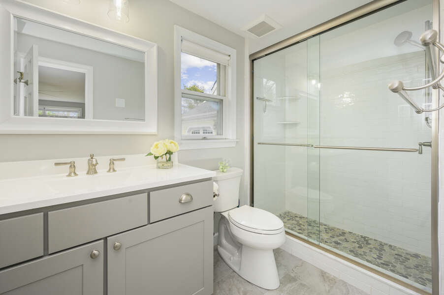Bathroom #2 - Ensuite to king bedroom - 35 Vacation Lane Harwich Cape Cod - New England Vacation Rentals