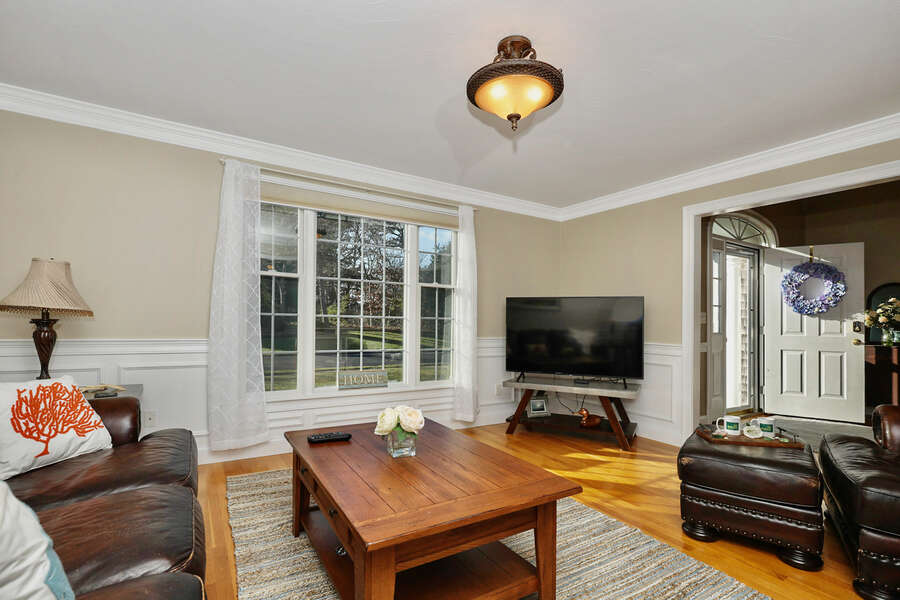 TV in Den for Sunday football games - 1 Somerset Road Harwich Cape Cod - New England Vacation Rentals