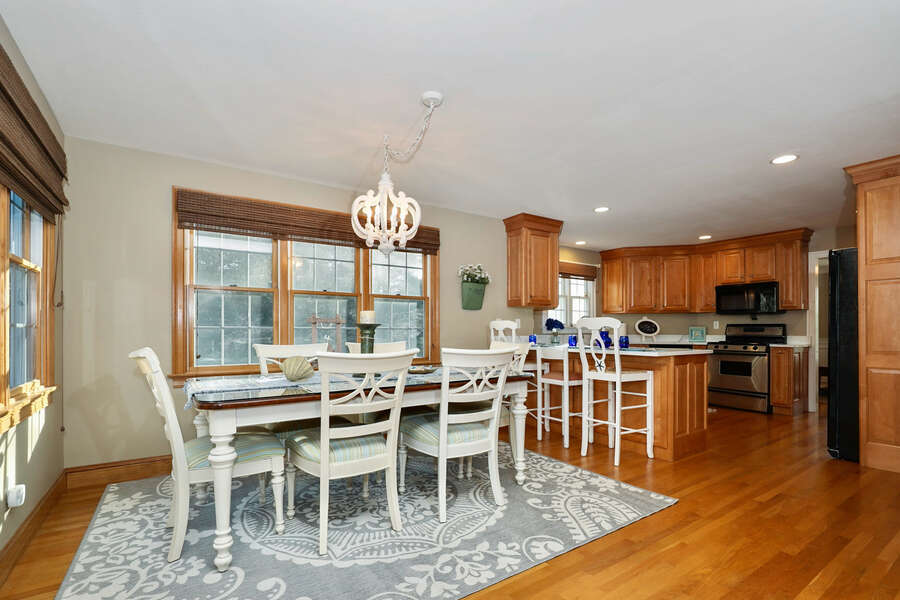 Open living - dining area opens to both kitchen and great room - 1 Somerset Road Harwich Cape Cod - New England Vacation Rentals