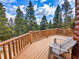 Plenty of deck space to enjoy the outdoors