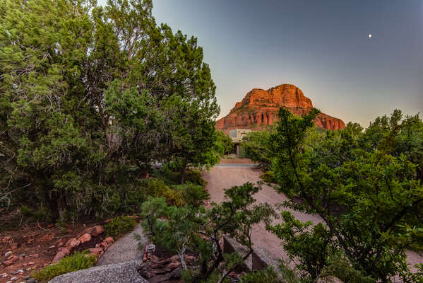 Dusk views of Red Rock Bliss