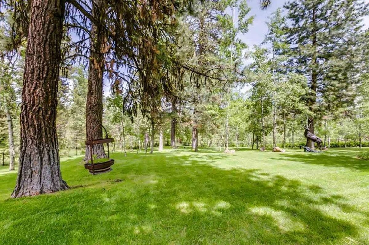 Lovely, well established acreage in wooded setting.