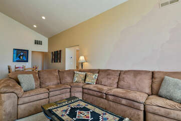 Living Room with Large Sectional