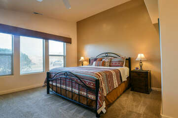 Master Bedroom with Southwestern Linens