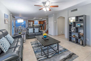 Open floor plan creates appealing living spaces throughout.