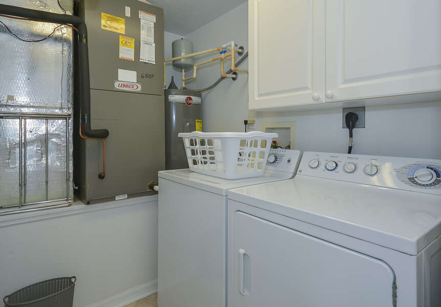 Washer and dryer laundry room