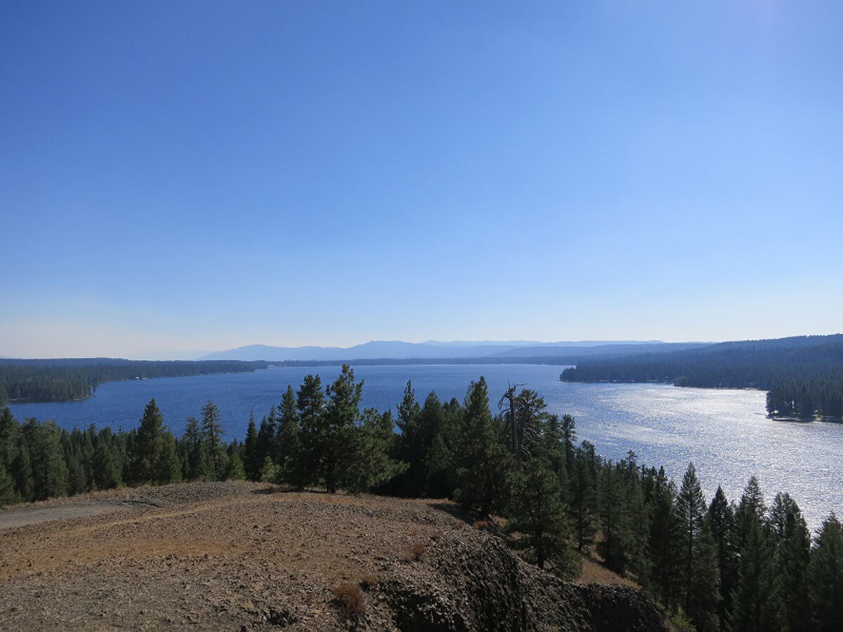 Payette Lake from Ponderosa Park lookout.