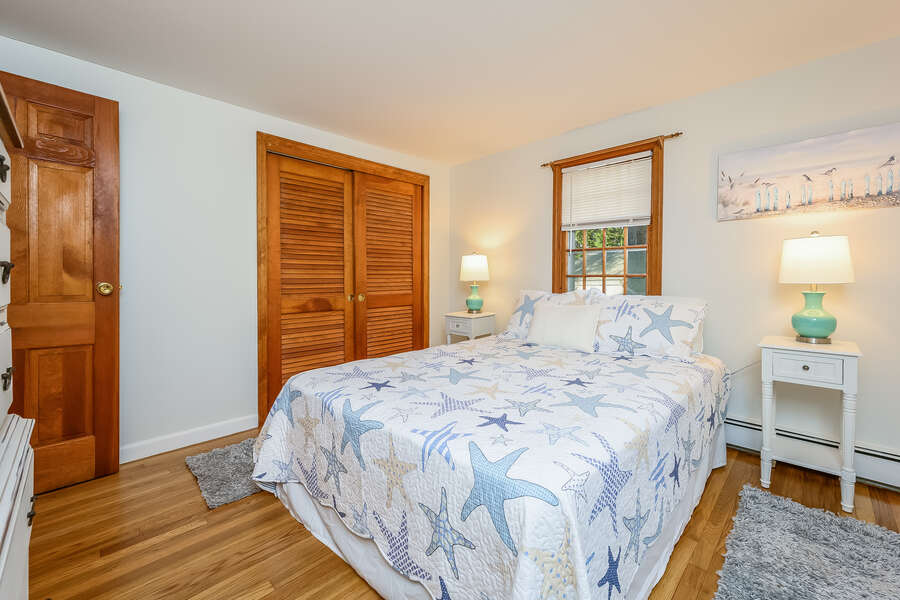 Bedroom #1 - Main Level - 2 Cove Road Harwich Cape Cod - New England Vacation Rentals- #BookNEVRDirectCozyCove