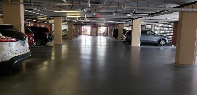 parking garage access view