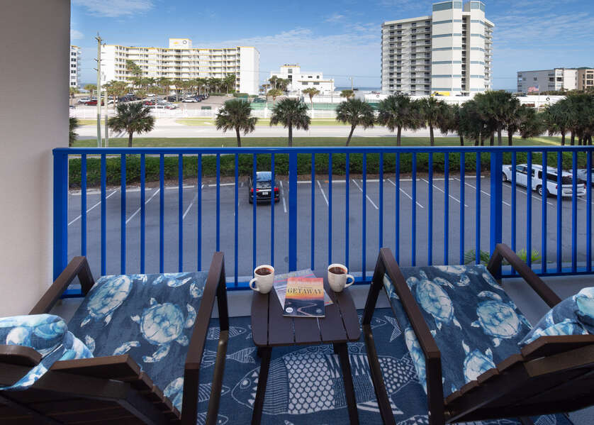 condo rental in new smyrna beach view from balcony