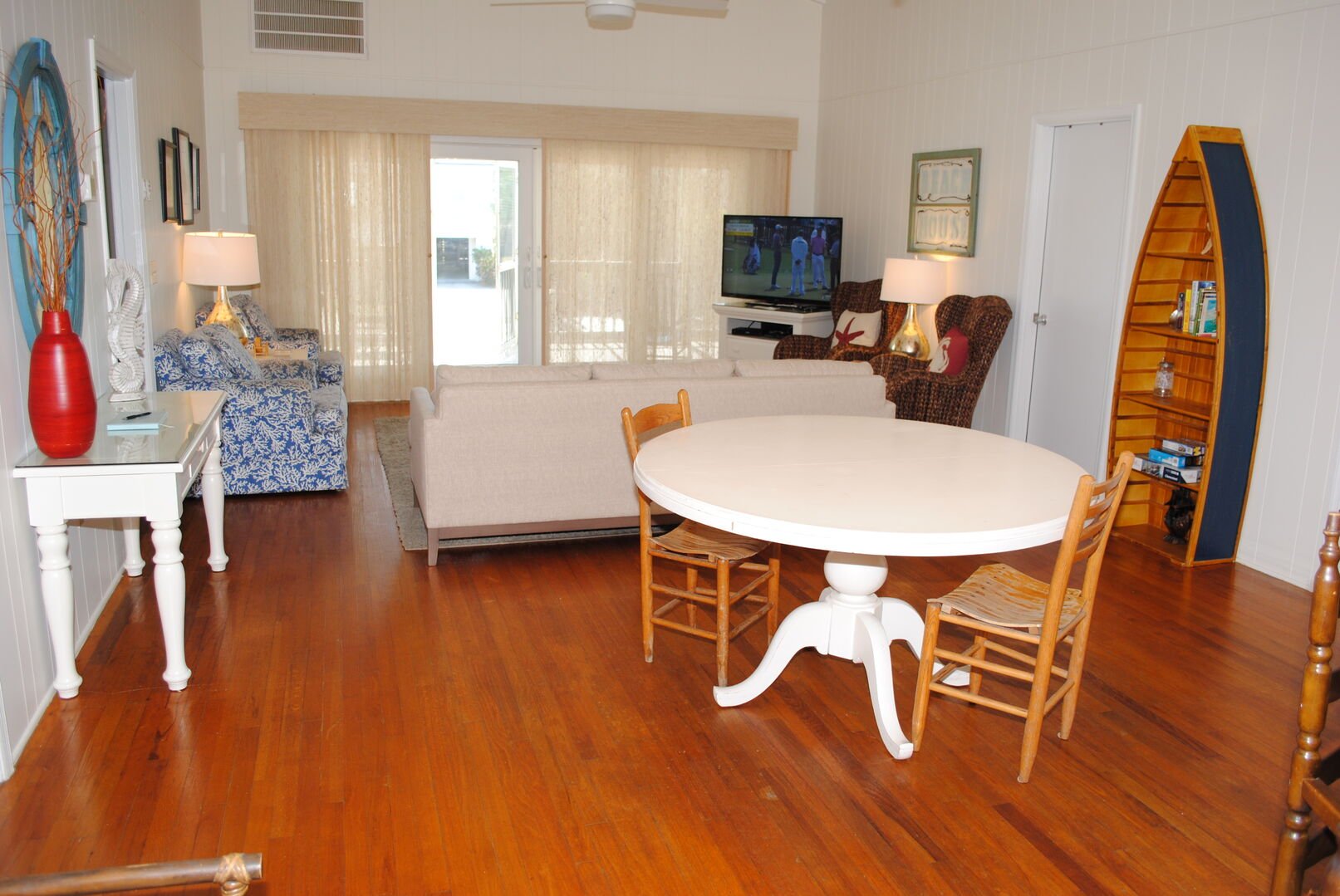 Living Area and Card Table