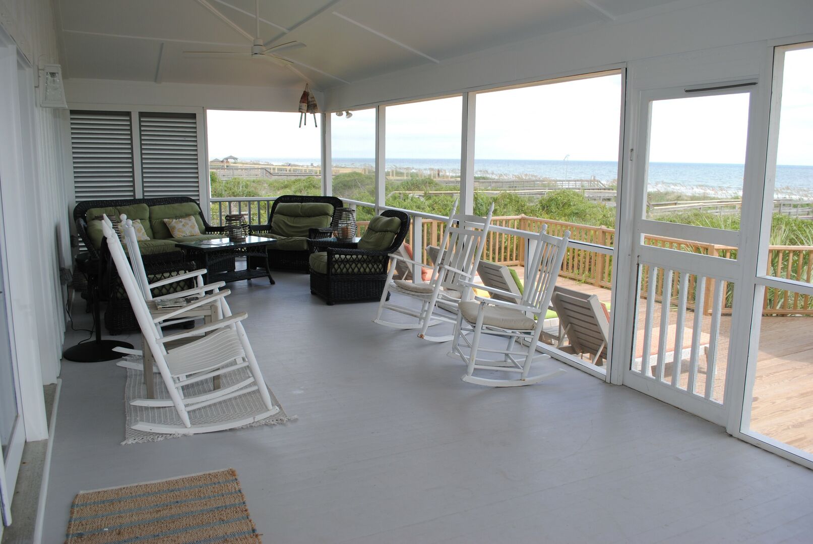 Oceanfront Screened Porch