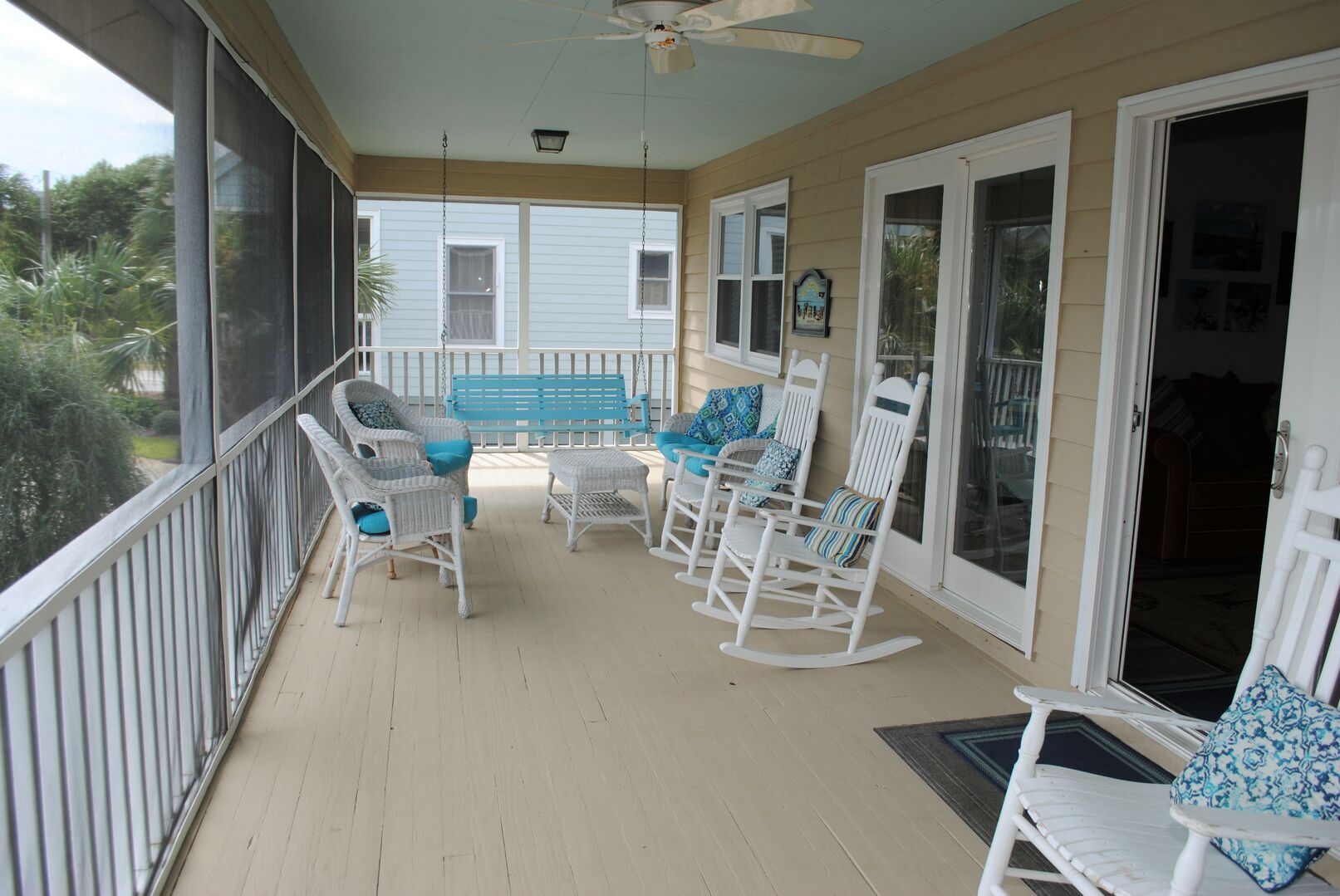Screen Porch with Rockers