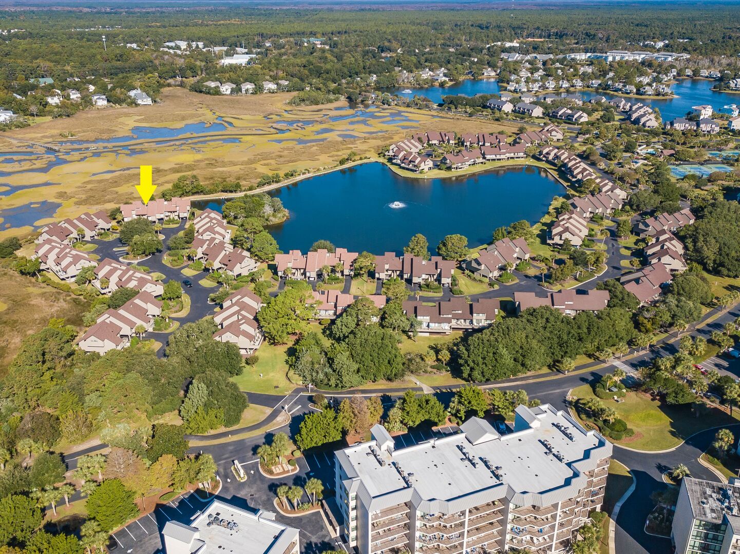 Aerial View - Heron Marsh Villa 107