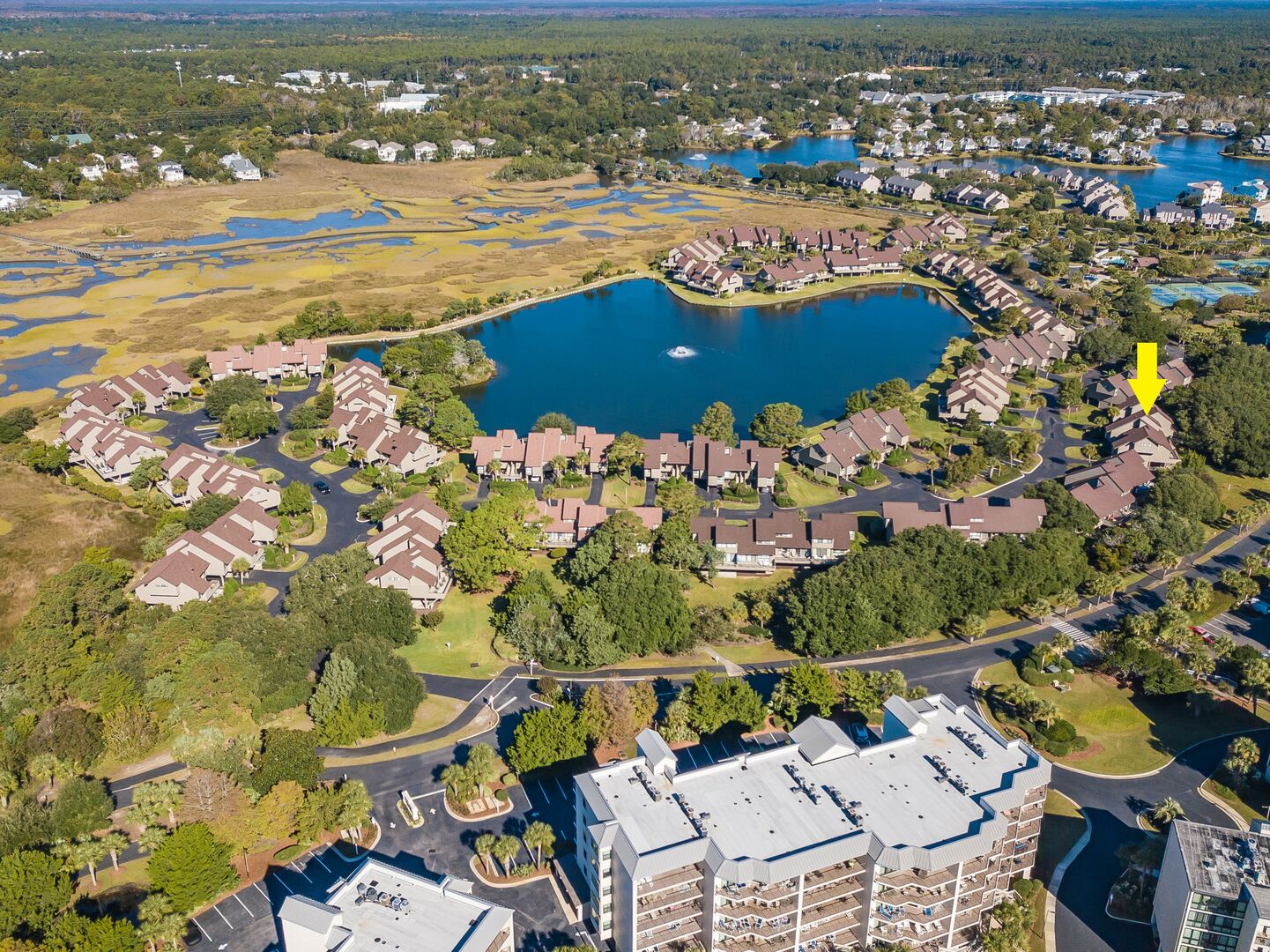 Aerial View - Heron Marsh Villa 55