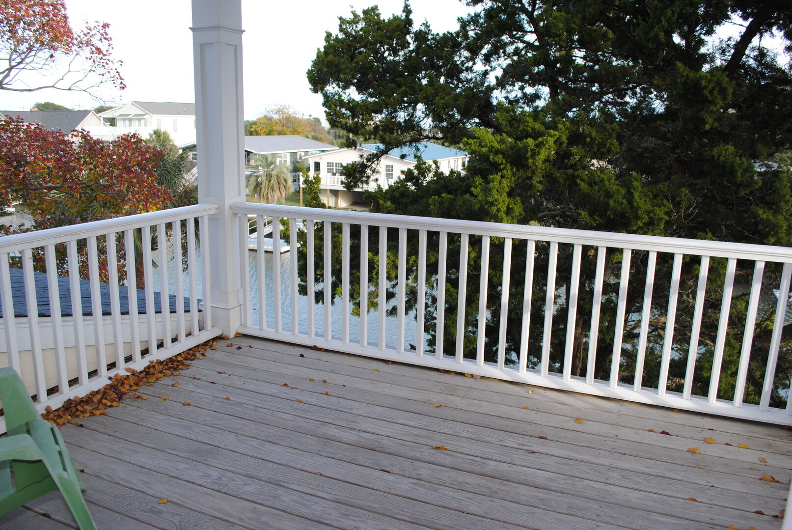Deck with Canal View - Second Floor