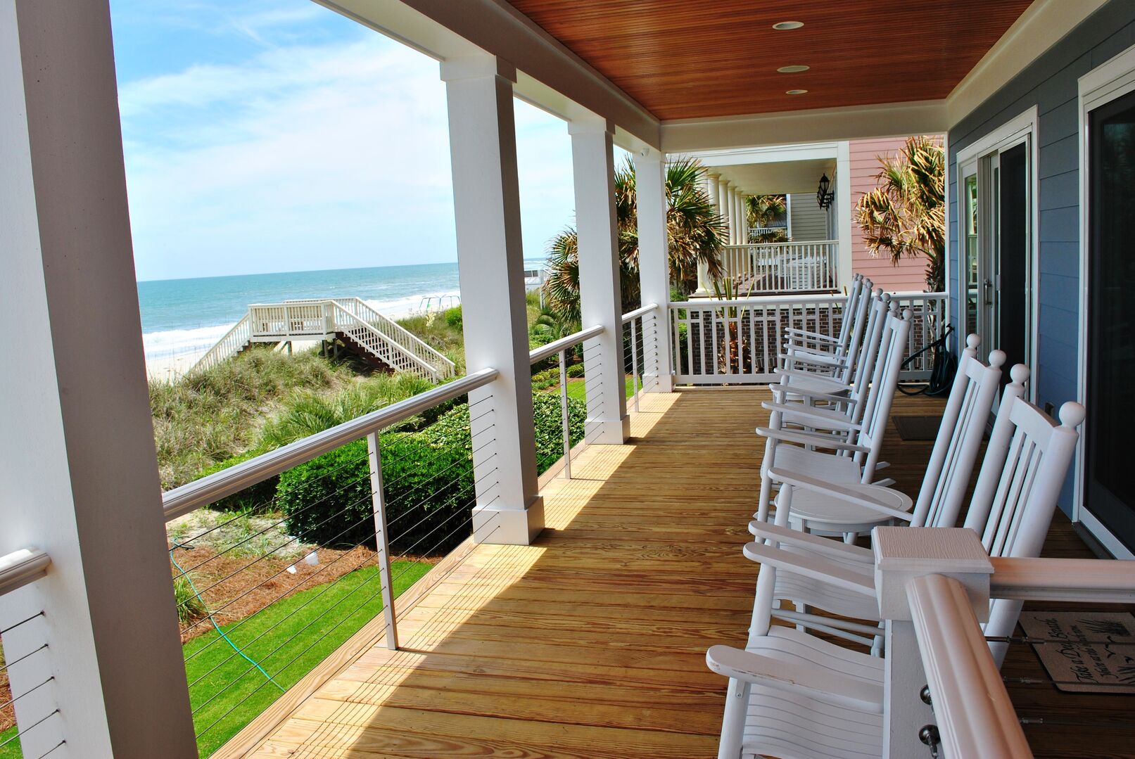 Covered Porch with Ocean View