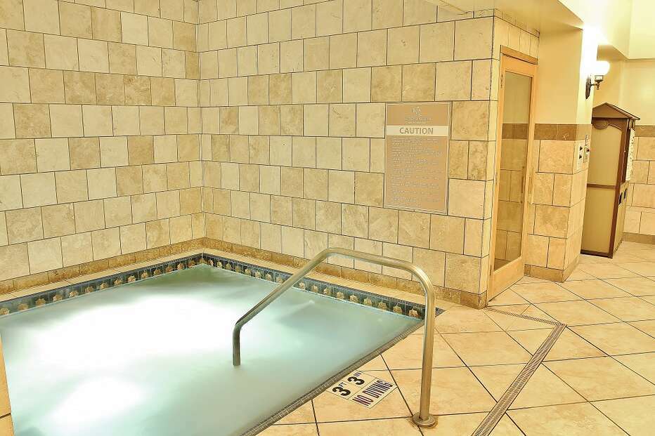 Communal indoor hot tub