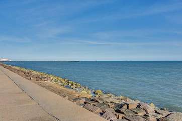 CATCH THE MOST AMAZING VIEWS ON GALVESTON'S SEAWALL, LOCATED DIRECTLY ACROSS THE STREET FROM THE RESORT