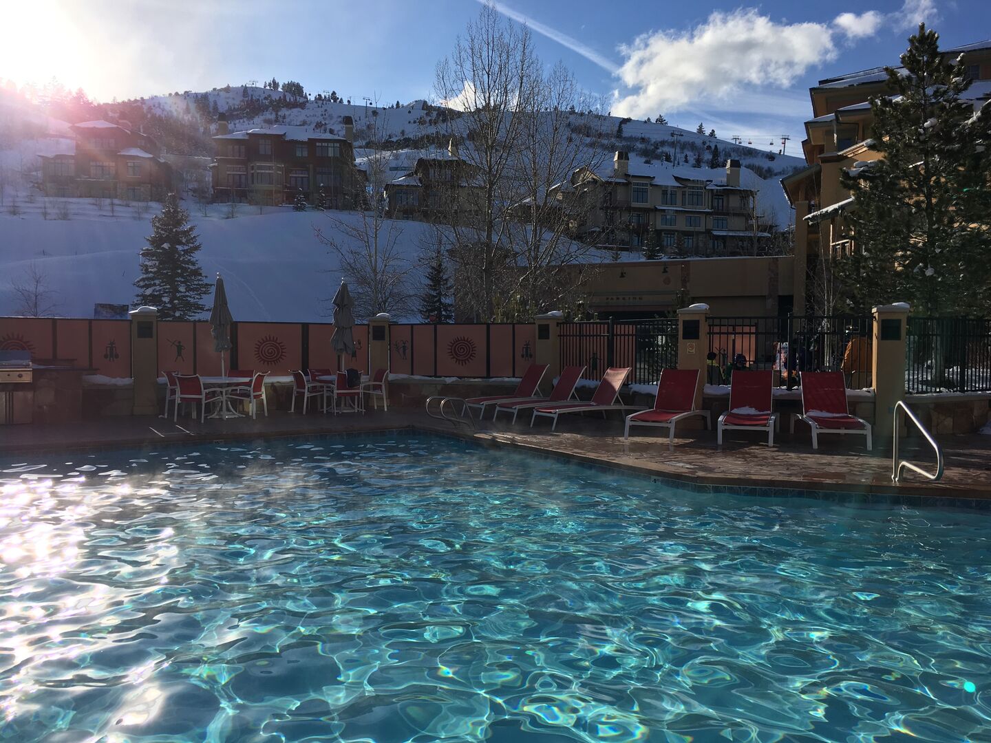Year round nicely heated pool