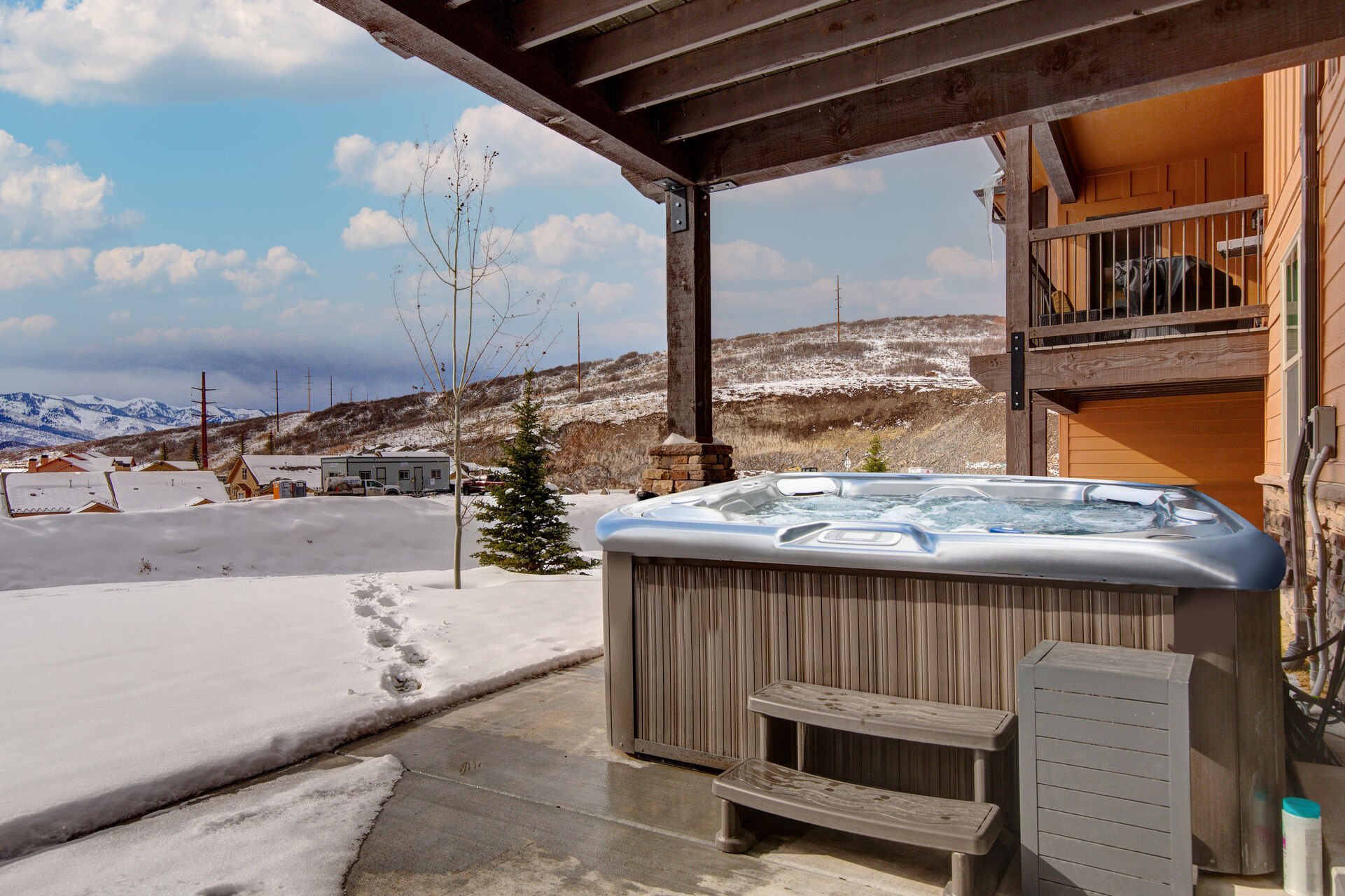 Private Hot Tub on Lower Level Patio