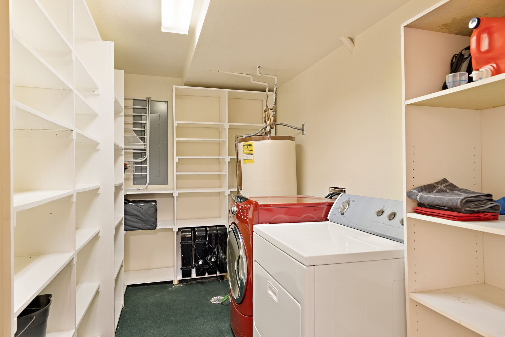 Grand Point Lodge ~ laundry room on lower level