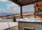 Private Hot Tub on Lower Level Patio with Mountain Views