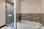 Soaking Tub and Tile/Glass Shower