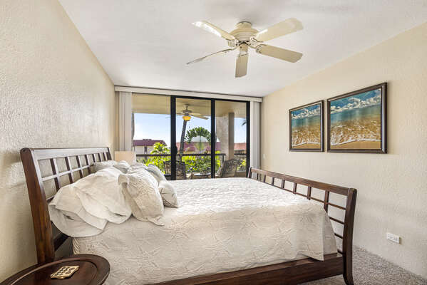 Second bedroom with King bed and lanai access