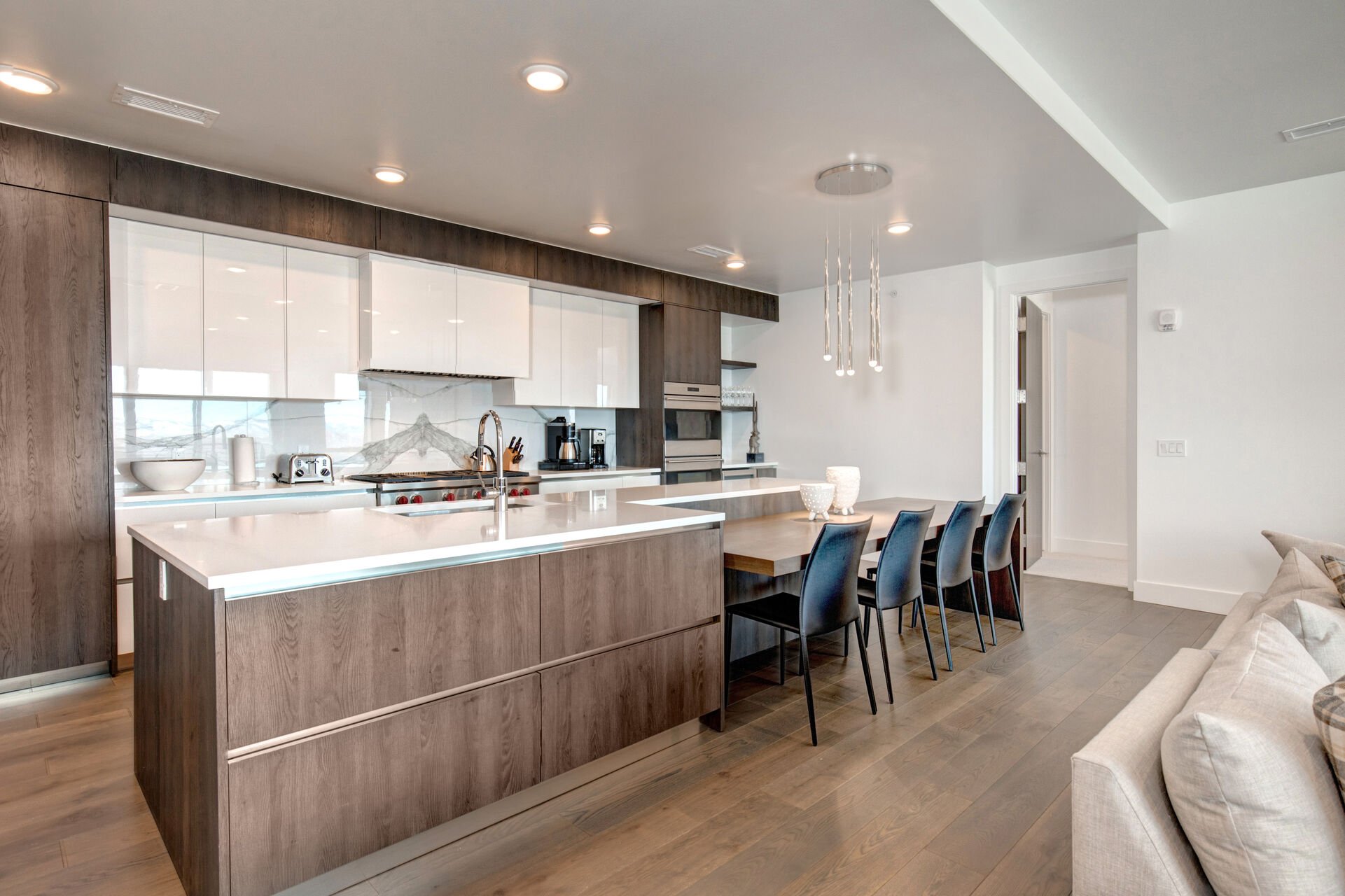 Gourmet Kitchen with Large Center Island