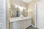 Updated bathroom Private Master EnSuite with Double Sink Vanity and Separate Walk In Shower