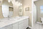 Private Guest EnSuite Bathroom with Double Sink Vanity
