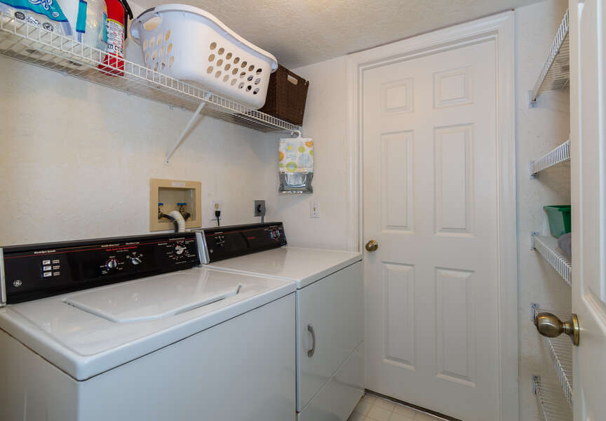 laundry room and storage